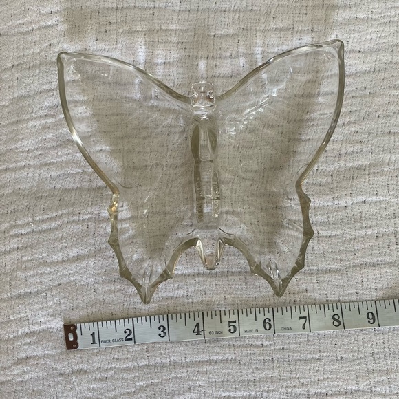 Vintage Glass Butterfly Dish - Picture 3 of 3